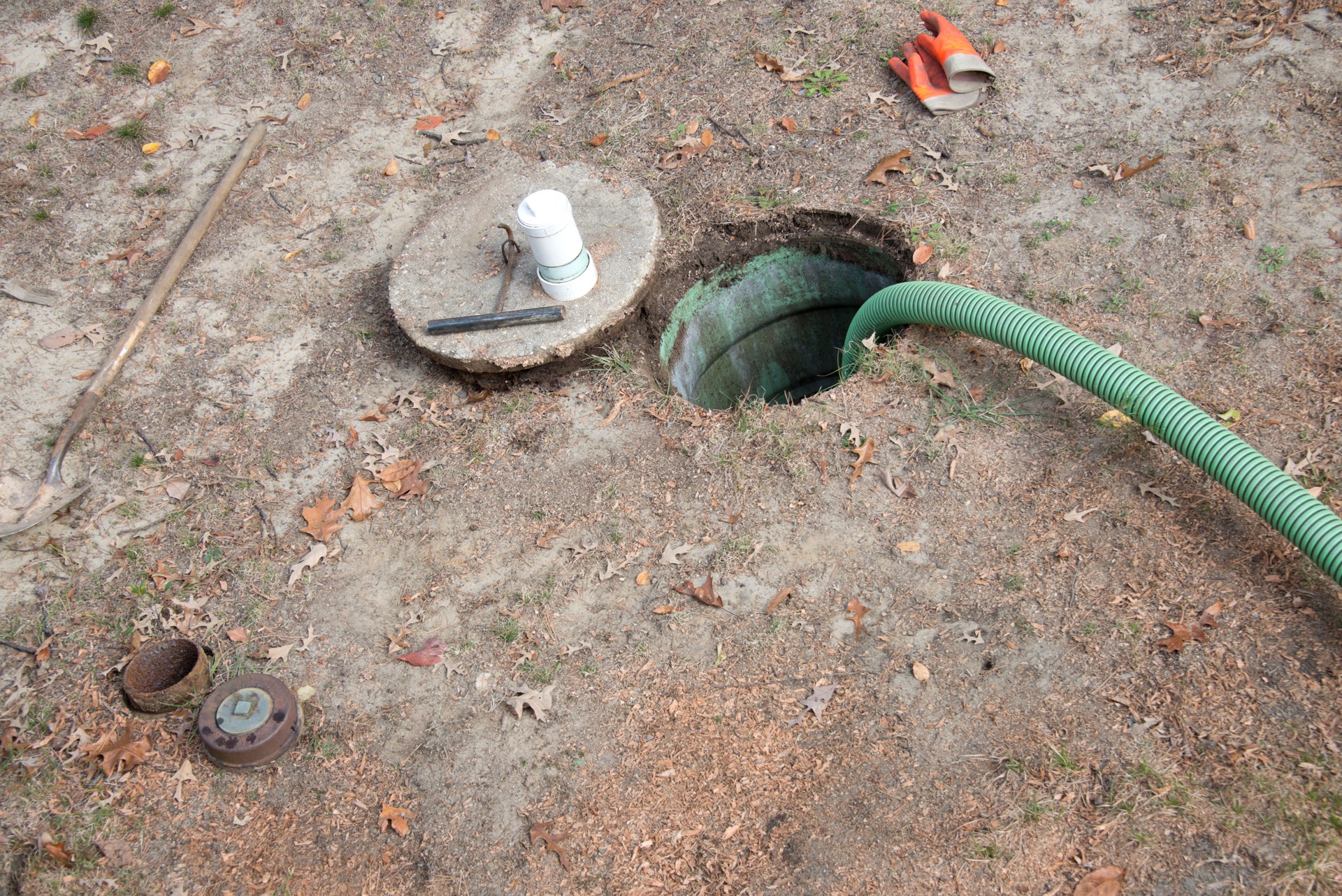 Bater uma casa Tanque séptico